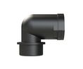 Conduit Fitting, Angled, Black, M32 x 1.5, Conduit Width - 29
